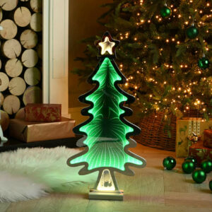 Festive 60cm Christmas Tree Infinity Light - P045355