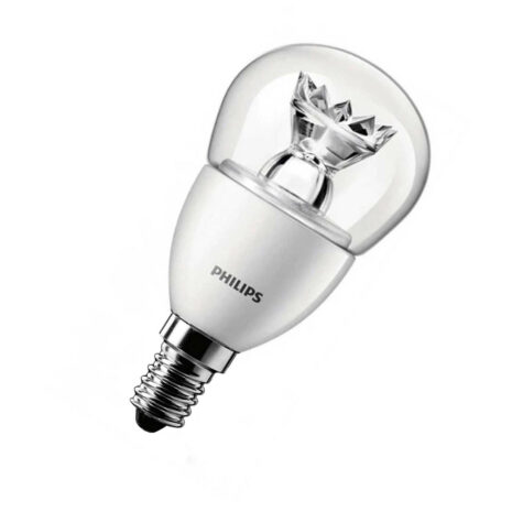 Philips Golfball LED Light Bulb E14 3W (25W Eqv) Warm White Clear - 8718291743439