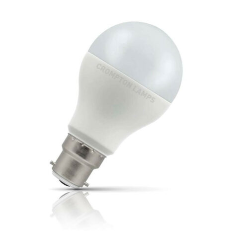 Crompton GLS LED Light Bulb B22 15W (100W Eqv) Warm White Opal - 11878