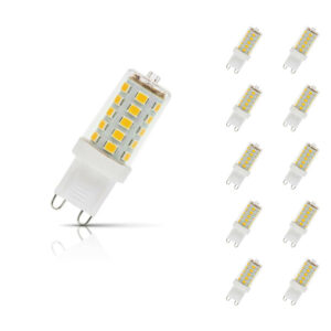 Prolite G9 Capsule LED Light Bulb Dimmable 3.5W (30W Eqv) Daylight 10-Pack - G9LED35W64D