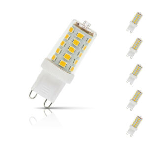 Prolite G9 Capsule LED Light Bulb Dimmable 3.5W (30W Eqv) Daylight 5-Pack - G9LED35W64D