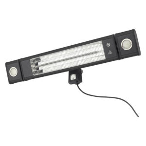 Zink Radiant Blaze 1800W Wall Mounted Patio Heater with LED lights - ZR-32299-BLK