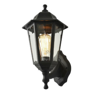 Coast Bianca Up or Down Wall Lantern Black - CZ-25145-BLK