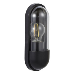 Coast Pilule Wall Lantern Black - CZ-38639-BLK