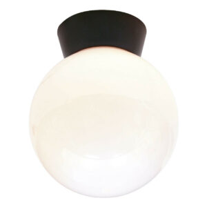 Coast Globe Porch Ceiling Light Black - CZ-33461-BLK