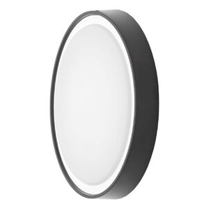 Coast Ripon 18W LED Round Bulkhead Black - CZ-31743-BLK