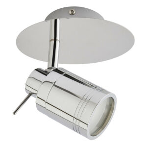 Spa Scorpius Single Ceiling Spotlight Chrome - SPA-27401