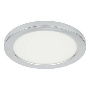 Spa 217mm Tauri LED Flush Ceiling Light Ring Chrome - SPA-34013-CHR