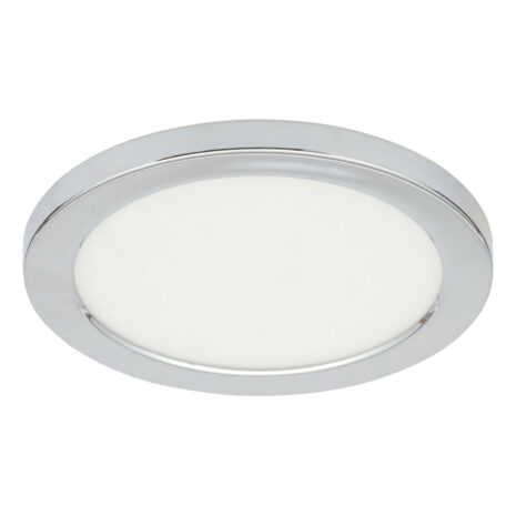 Spa 217mm Tauri LED Flush Ceiling Light Ring Chrome - SPA-34013-CHR