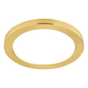 Spa 217mm Tauri LED Flush Ceiling Light Ring Satin Brass - SPA-35718