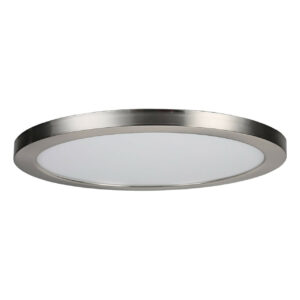 Spa 290mm Tauri LED Flush Ceiling Light Ring Satin Nickel - SPA-35719