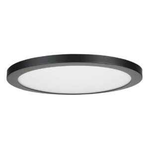 Spa 290mm Tauri LED Flush Ceiling Light Ring Satin Black - SPA-35720