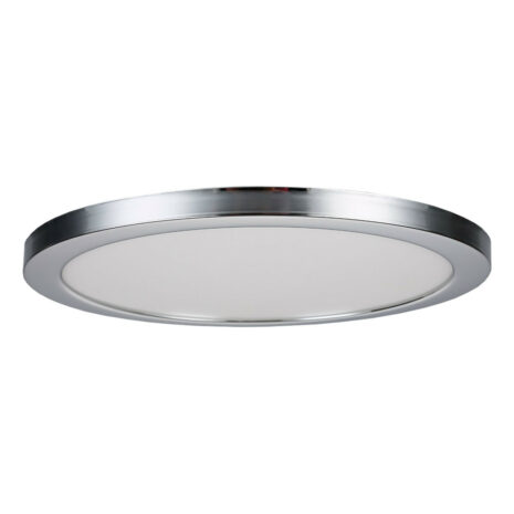 Spa 290mm Tauri LED Flush Ceiling Light Ring Chrome - SPA-35722