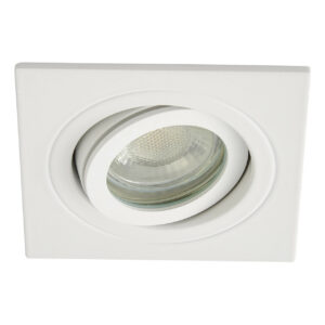 Spa Cali Square Tiltable Downlight Matt White - SPA-35724