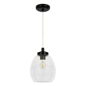 Spa DYLAN Tulip Pendant Light Satin Black - SPA-41225-SBLK