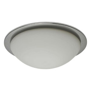 Spa OPIE 12W LED Flush Ceiling Light Cool White Chrome - SPA-41694-CHR