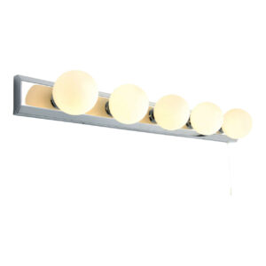 Spa Ara Hollywood Vanity Light Bar with Pull Switch Chrome - SPA-PR13145