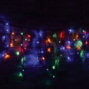 Lyyt 3.6m 180 Multi-Coloured LED Connectible Multi-Sequence Icicle String Lights - 155.400UK