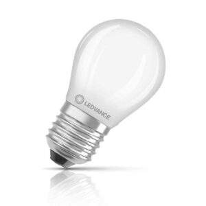 Ledvance Golfball LED Light Bulb Dimmable E27 4.8W (40W Eqv) Warm White - AC32297