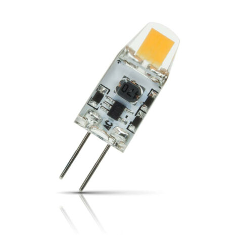 Prolite G4 Capsule LED Light Bulb 1.2W (10W Eqv) Warm White Clear - G4LED12WSIL27