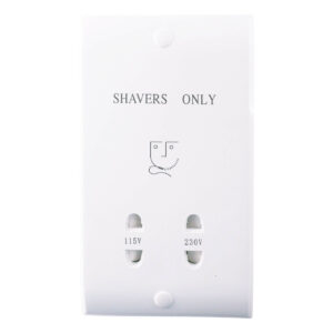 NxtGen Montana Shaver Socket Dual Voltage White - 7477