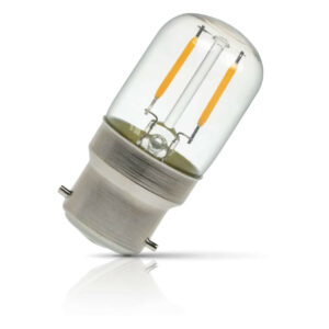 Prolite Pygmy LED Light Bulb Dimmable Filament B22 2W (15W Eqv) Warm White - PYGMY/LED/2W/BC/22KD