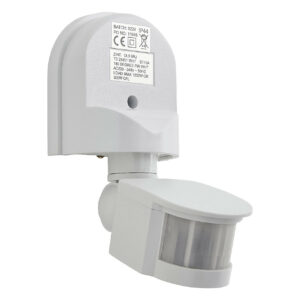 Zink PIR Sensor 180° Dion White 12-Metre Range - ZN-25151-WHT