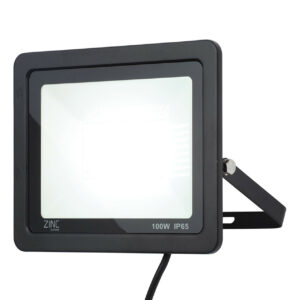 Zink OTLEY LED Slimline Floodlight 100W Daylight 180° Black - ZN-34358-BLK