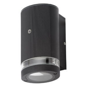 Zink HELIX Outdoor Downlight with Dusk Til Dawn Sensor Black - ZN-35686-BLK