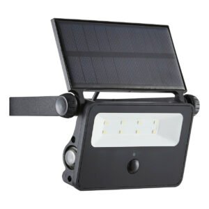 Zink SOLAR LED Sensor Security Light 2W Daylight Black - ZN-37052-BLK