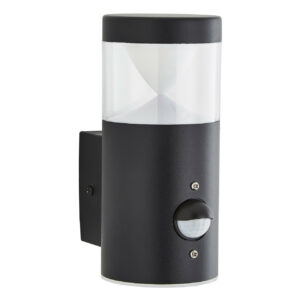 Zink POLLUX 4W LED Outdoor Wall Lantern with PIR Black - ZN-38616-BLK