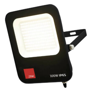 Zink REINA LED Slimline Floodlight 100W Daylight Black - ZN-38690-BLK