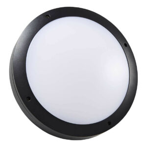 Zink Rosa 20W LED Large Round Bulkhead CCT - ZN-39742-BLK