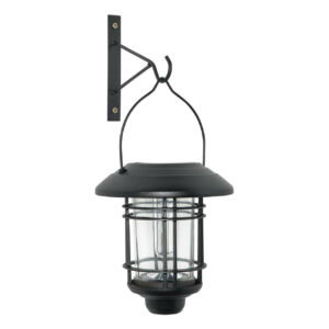 Zink HORDEN LED Solar Hanging Wall Lantern Black - ZN-42033