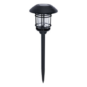 Zink TANFIELD LED Solar Post Lantern Black - ZN-42034