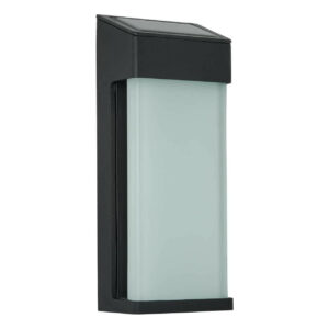 Zink WISTOW LED Solar Wall Light Black - ZN-42039