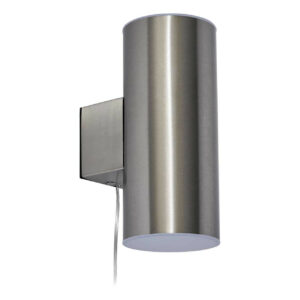 Zink ELDON LED Solar Outdoor Up and Down Wall Light Stainless Steel - ZN-42040