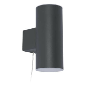 Zink ELDON LED Solar Outdoor Up and Down Wall Light Black - ZN-42041