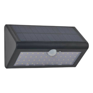 Zink DAWDON LED Solar Security Light with PIR Sensor Black - ZN-42042