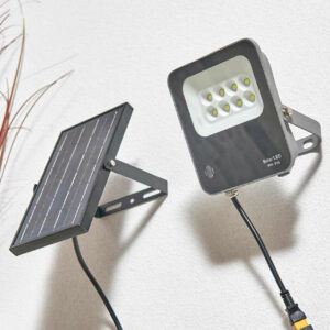 Zink DENBY 300lm LED Solar Floodlight Grey - ZN-42051