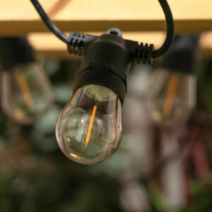 Zink WYE 10 Light LED Solar Festoon Light Black - ZN-42229