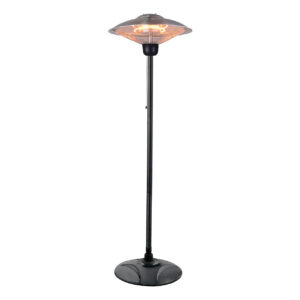 Zink Radiant Marl 2000W Floor Standing Patio Heater - ZR-38831-SIL