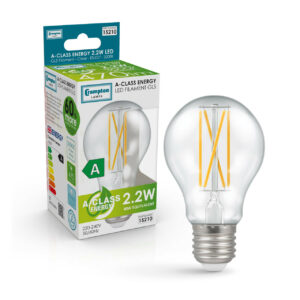 Crompton Ultra-Efficient LED GLS 2.2W E27 A-Class Warm White (40W Eqv) - 15210