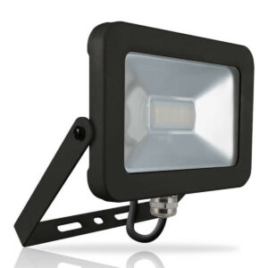 Phoebe LED Floodlight 10W (70W Eqv) Cool White Atlas 110° Black IP66 - 7581