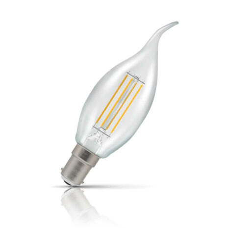 Crompton Candle LED Light Bulb Bent Tip B15 5W (40W Eqv) Warm White - 12141