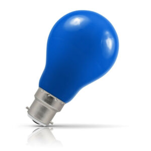 Crompton GLS LED Light Bulb B22 1.5W (15W Eqv) Blue IP65 - 4108