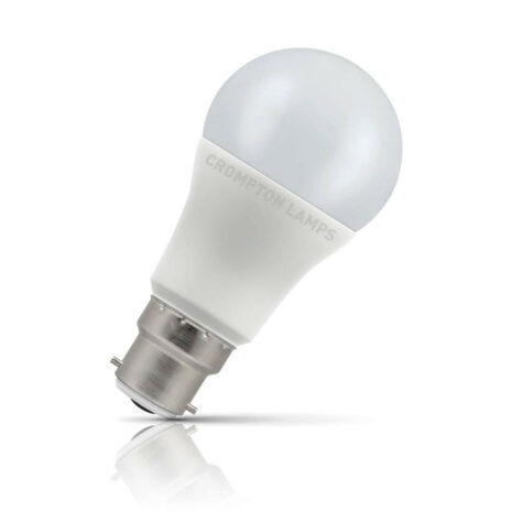 Crompton GLS LED Light Bulb Dimmable B22 11W (75W Eqv) Cool White Opal - 11830