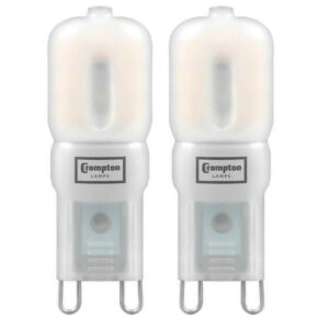 Crompton G9 Capsule LED Light Bulb 2.5W (25W Eqv) Cool White 2-Pack Opal - 3422