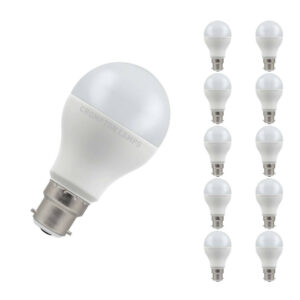 Crompton GLS LED Light Bulb B22 15W (100W Eqv) Warm White 10-Pack Opal - 11878