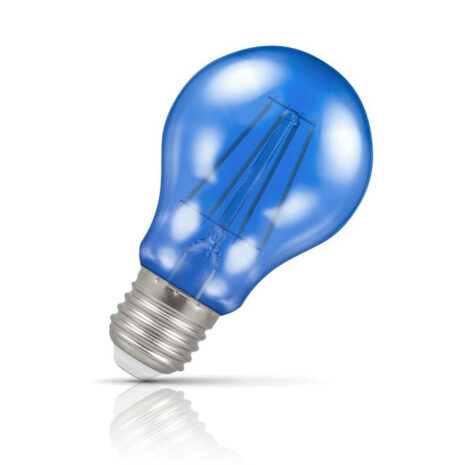 Crompton GLS LED Light Bulb E27 4.5W (25W Eqv) Blue IP65 Harlequin - 13667